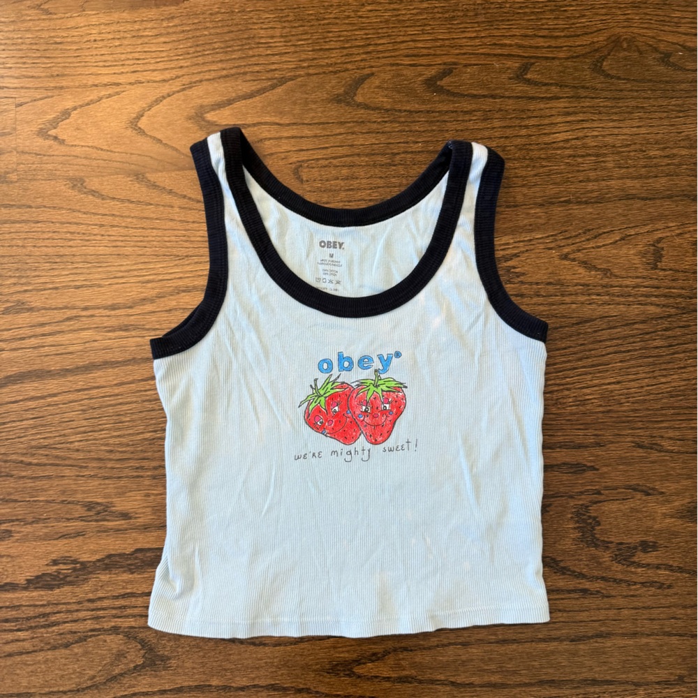 Obey Strawberry Tank Top